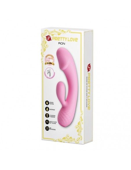 Giętki i Miękki Wibrator Króliczek RON 12 Funkcji - Wibratory Króliczki - 5