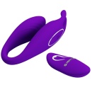 Wibrator dla par Bill - 12 funkcji wibracji, pilot, 19 cm - 2