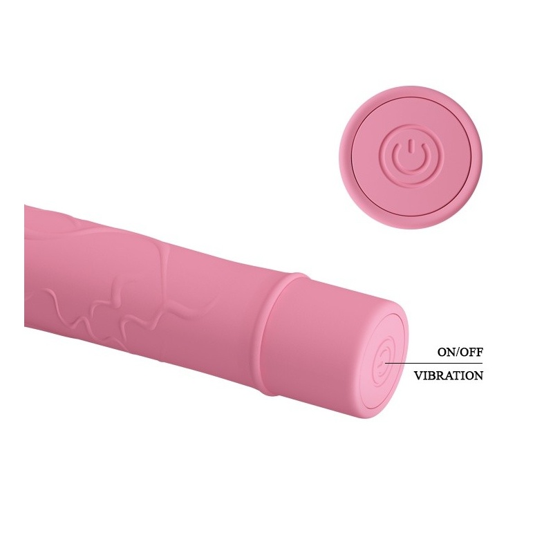 Wibrator VIC 18 cm z 10 funkcjami wibracji i elastycznym trzonem - 6