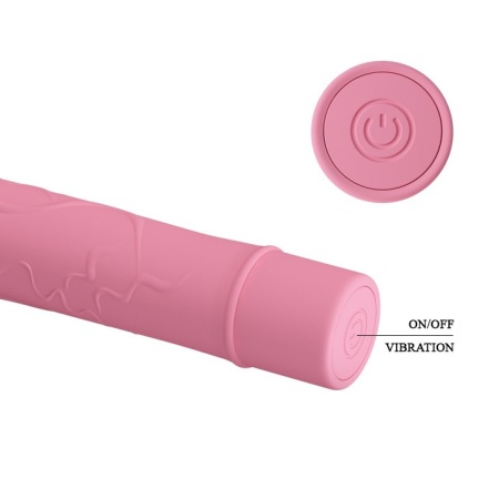 Wibrator VIC 18 cm z 10 funkcjami wibracji i elastycznym trzonem - 6