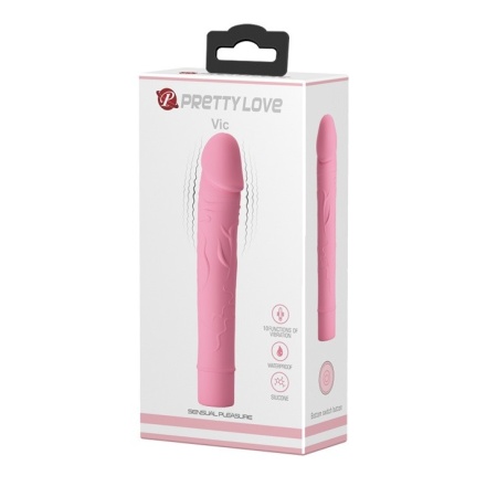 Wibrator VIC 18 cm z 10 funkcjami wibracji i elastycznym trzonem - 2