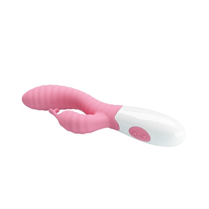 Wibrator HYMAN z 30 funkcjami wibracji i zakrzywioną głowicą, 20 cm - 3