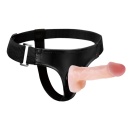 Strap-on Jessica z dwoma dildami i efektem ssącym - pas 58-86 cm - 3