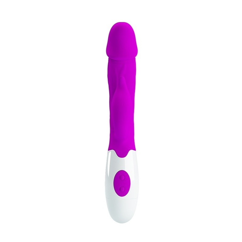 Wibrator króliczek Peter z podwójnym silnikiem, 30 trybami wibracji, 19,2 cm - 2