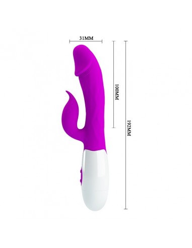 Wibrator ze Stymulacją Łechtaczki PETER 30 Funkcji - Wibratory Króliczki - 4