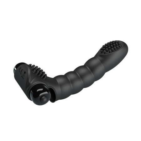 Wibrator palcowy ALEXANDER - silikon, IPX7, 10 trybów, 9,5 cm - 4