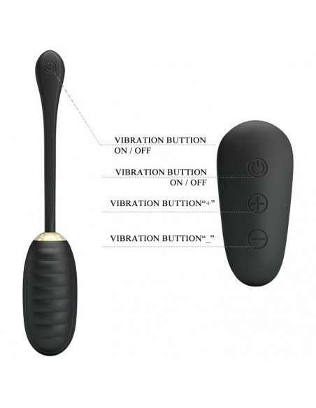 Luksusowy Bezprzewodowy Wibrator Jajeczko Doreen Egg Royal Pleasure - Kulki Gejszy i Jajeczka Wibrujące - 3