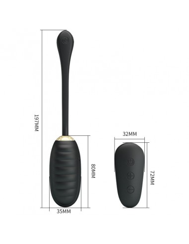 Luksusowy Bezprzewodowy Wibrator Jajeczko Doreen Egg Royal Pleasure - Kulki Gejszy i Jajeczka Wibrujące - 5