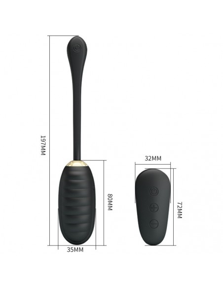 Luksusowy Bezprzewodowy Wibrator Jajeczko Doreen Egg Royal Pleasure - Kulki Gejszy i Jajeczka Wibrujące - 5