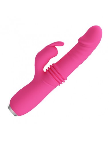 Wibrator Króliczek DOROTHY z Funkcjami Pchania Pink - Wibratory Króliczki - 2