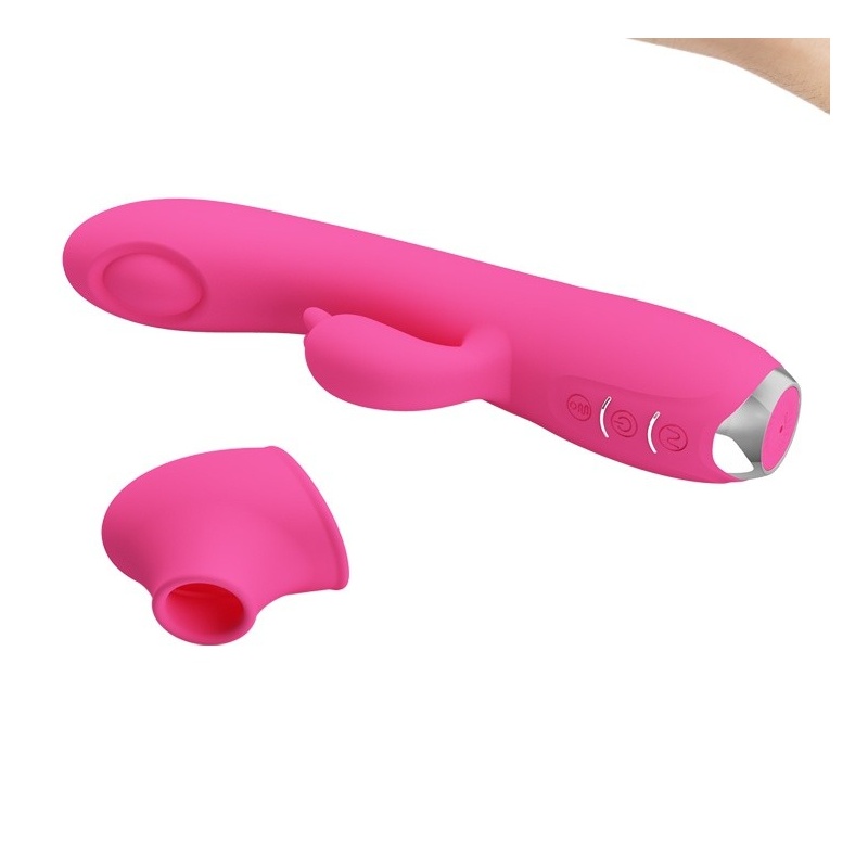 Wibrator Regina z pulsacją i stymulacją łechtaczki, 20 cm - 2