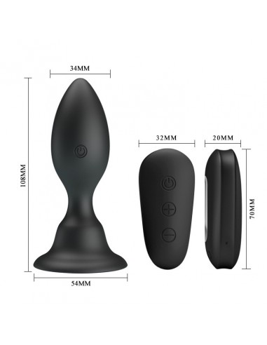 Wibrujący korek analny MR PLAY - VIBRATING ANAL PLUG - Kulki i korki analne wibrujące - 3