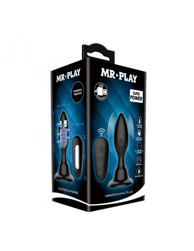 Wibrujący korek analny MR PLAY - VIBRATING ANAL PLUG - Kulki i korki analne wibrujące - 6