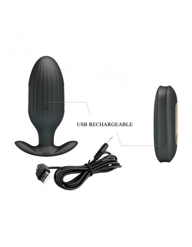 Wibrujący korek analny PRETTY LOVE - KELLY Electric Shock Massager - Kulki i korki analne wibrujące - 5