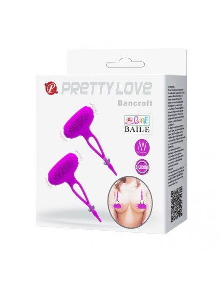 Wibrujące Zaciski Klamerki na Sutki z Masującymi Języczkami - WIBRATORY DLA PAR - 8