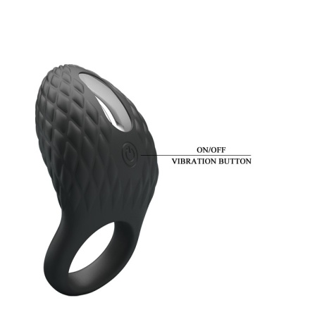 Wibracyjny pierścień nasadowy Heloise - 7 funkcji, 86 mm - 6