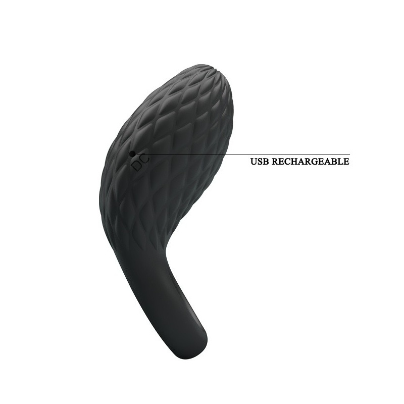 Wibracyjny pierścień nasadowy Heloise - 7 funkcji, 86 mm - 7