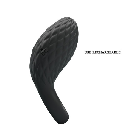 Wibracyjny pierścień nasadowy Heloise - 7 funkcji, 86 mm - 7