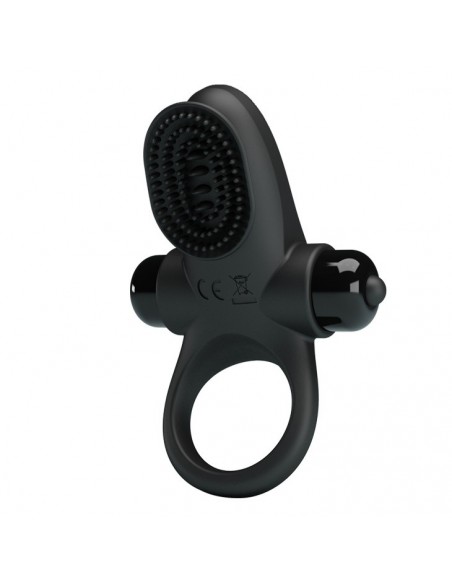 Pierścien erekcyjny wibrujący II Czarny - Pierścienie erekcyjne wibrujące - 1