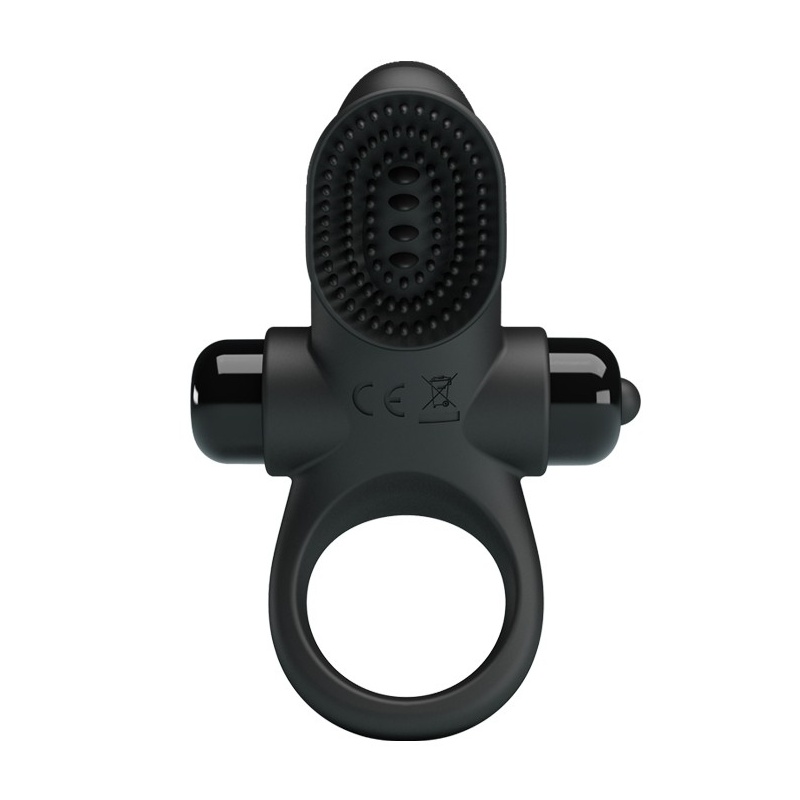 Wibrujący pierścień na penisa Vibrant Penis Ring II z 10 trybami wibracji, 65 x 86 mm - 2
