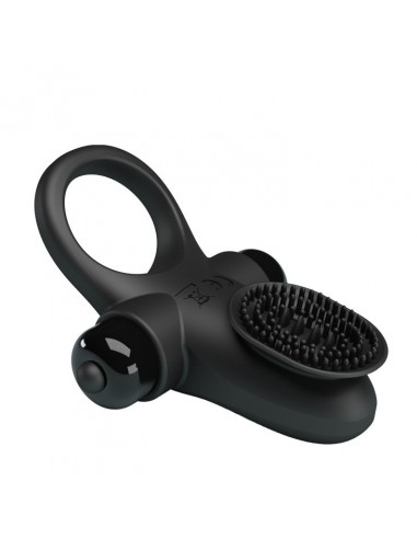 Pierścien erekcyjny wibrujący II Czarny - Pierścienie erekcyjne wibrujące - 4