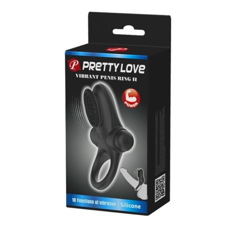 Wibrujący pierścień na penisa Vibrant Penis Ring II z 10 trybami wibracji, 65 x 86 mm - 8