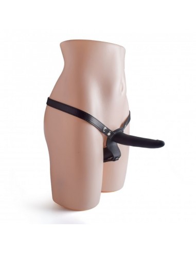 Dildo Na Uprzęży Cintura Doppio Fallo Strap-On Black - Strap-ony, dilda na pasku bez wibracji - 4