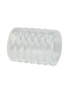 Szeroki ring Guaina fallica Timeless Reversable (trasparente) - Pierścienie erekcyjne niewibrujące - 1 2