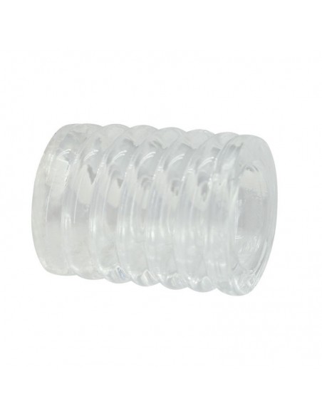 Szeroki ring Guaina fallica Timeless Reversable (trasparente) - Pierścienie erekcyjne niewibrujące - 2