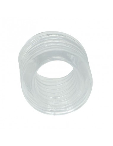 Szeroki ring Guaina fallica Timeless Reversable (trasparente) - Pierścienie erekcyjne niewibrujące - 3