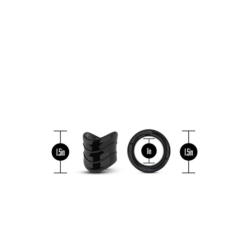 Rozciągacz na jądra Beef Ball Stretcher Snug XLong - miękki i elastyczny TPE, szerokość 3,8 cm - 2