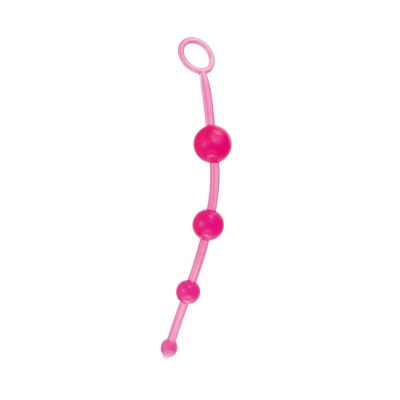 Koraliki analne Timeless Jelly 4 kulki 20 cm (1,5-3 cm) różowe - 1