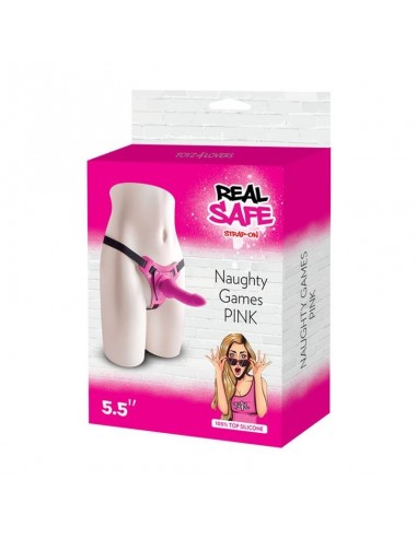 Dildo Na Pasku Cintura Regolabile Strap-On Pink Toyz4Lovers - Strap-ony, dilda na pasku bez wibracji - 7