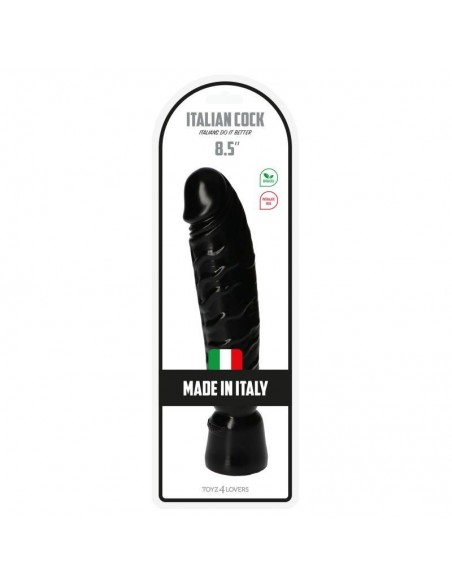 Realistyczne Dildo Italian Cock 8,5"Black - Dilda realistyczne - 6