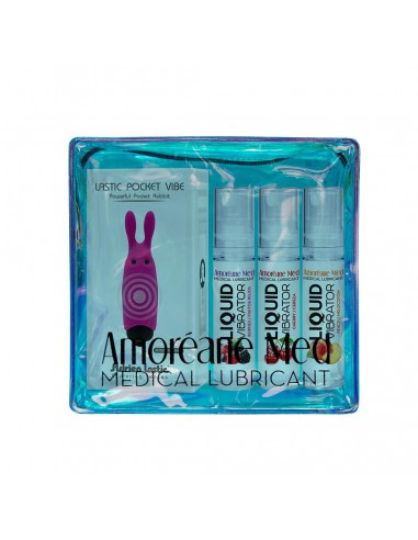 Wibrator do stymulacji + żele intymne Summer 10 ml berries / cherry / peach - Do przypisania - 1