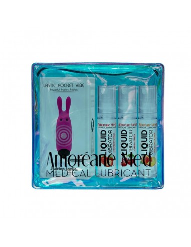 Wibrator do stymulacji + żele intymne Summer 10 ml strawberry / peach / cherry - Do przypisania - 1