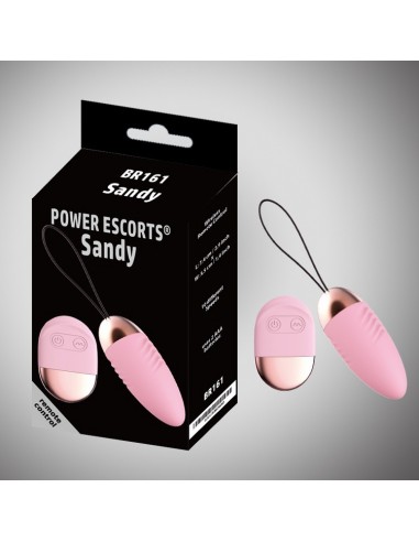 Bezprzewodowe jajeczko wibrujące Sandy EGG Remote Control pink - Wibratory Jajeczka - 1