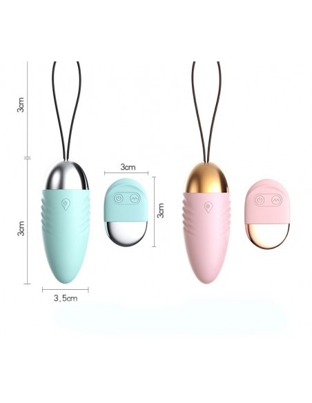 Bezprzewodowe jajeczko wibrujące Sandy EGG Remote Control pink - Wibratory Jajeczka - 3