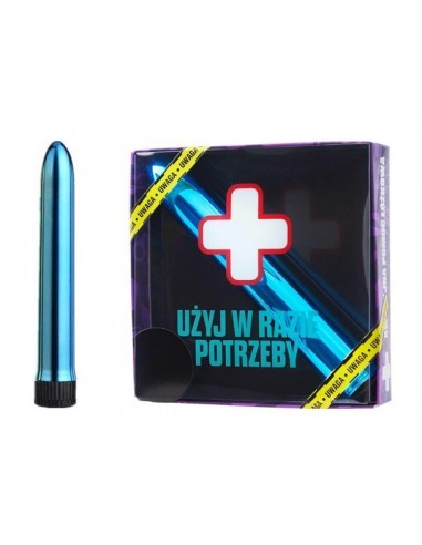 Wibrator na prezent Awaryjny Wibrator Turkusowy - Wibratory Klasyczne - 1