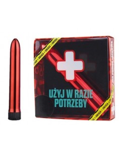 Wibrator na prezent Awaryjny Wibrator Czewony - Wibratory Klasyczne - 1