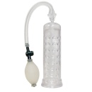 Pompka do penisa Horny Dots Pump z kulką pompującą i zaworem zwalniającym, cylinder 19,5 cm - 1