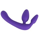 Strap-On bez Uprzęży Triple Teaser – trójdzielna konstrukcja z dildem 20 cm - 3