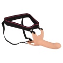 Przedłużacz prącia Silicone Strap-on +5 cm medium – nakładany, z twardym żołędziem, 16 cm - 1