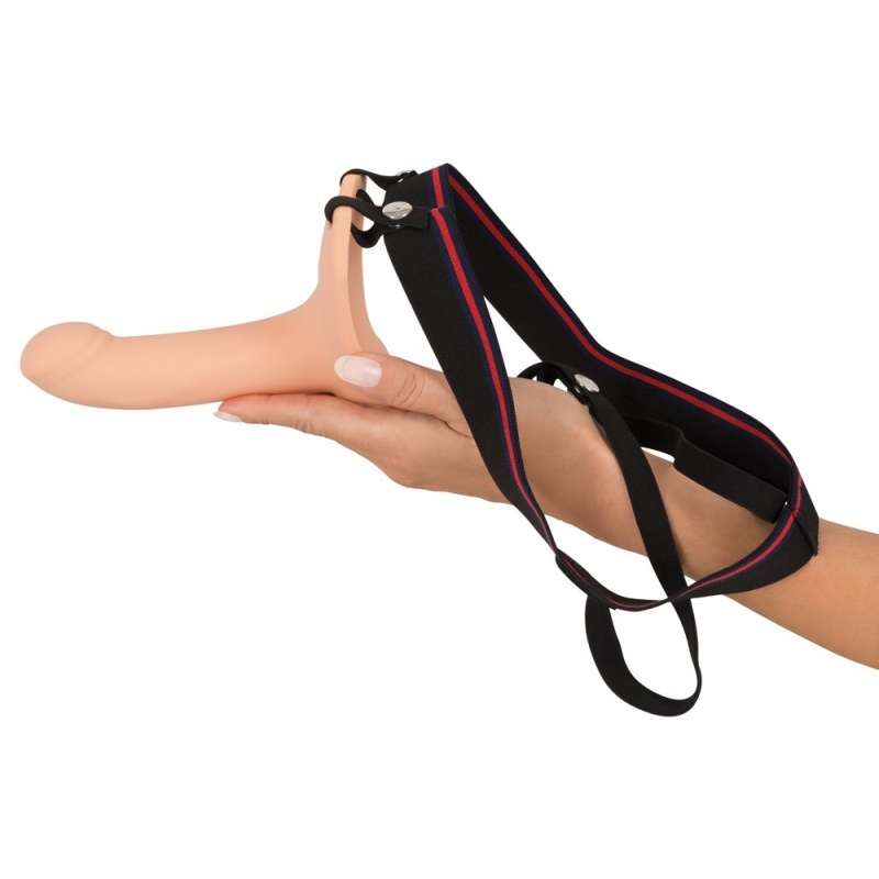 Przedłużacz prącia Silicone Strap-on +5 cm medium – nakładany, z twardym żołędziem, 16 cm - 3