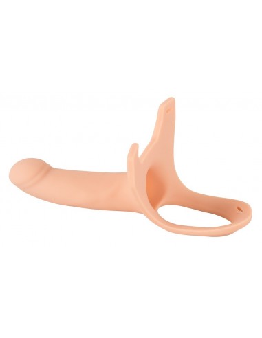 Dildo Na Pasku Dla Mężczyzn Silicone Strap-On +5Cm Medium - Strap-ony, dilda na pasku bez wibracji - 5