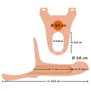 Przedłużacz prącia Silicone Strap-on +5 cm medium – nakładany, z twardym żołędziem, 16 cm - 6