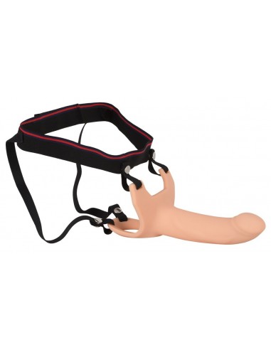 Strapon Dla Mężczyzny Silicone Strap-On +6Cm Large - Strap-ony, dilda na pasku bez wibracji - 2