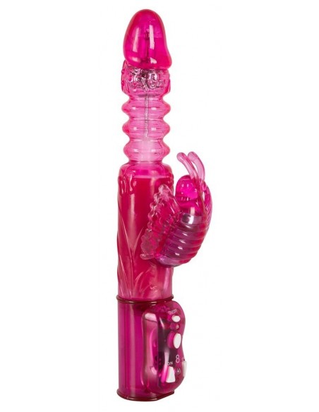 Wibrator króliczek Butterfly Vibrator pink - Wibratory Króliczki - 3