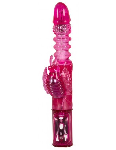 Wibrator króliczek Butterfly Vibrator pink - Wibratory Króliczki - 1