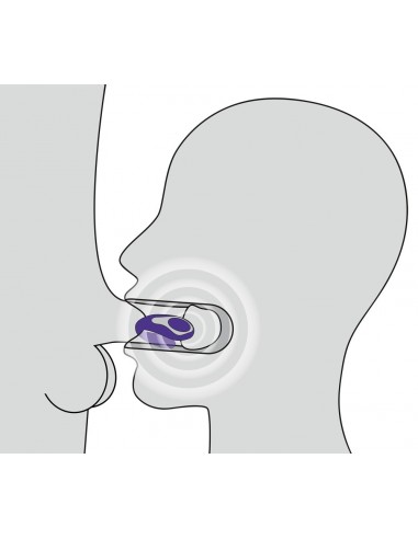 Stymulator dla Par Blow Job Vibe Purple - Stymulatory i wibratory dla par - 7